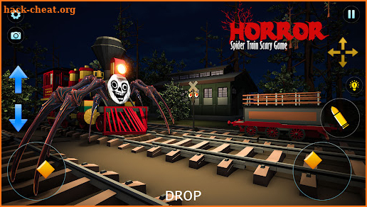 Horror Spider Scary Train Game screenshot