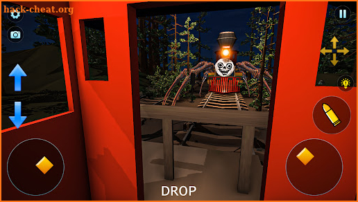 Horror Spider Scary Train Game screenshot