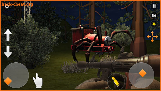 Horror Spider Train Survival screenshot