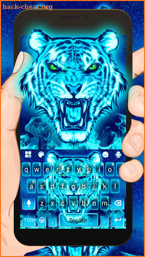 Horror Tiger Keyboard Theme screenshot