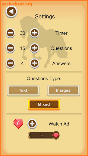 Horse Quiz screenshot