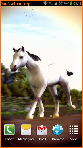 Horses 3D Live Wallpaper screenshot