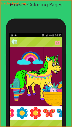 Horses Coloring Pages Book screenshot