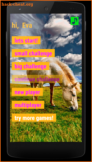 Horses memory game - beautiful photos of horses screenshot