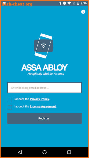 Hospitality Mobile Access screenshot