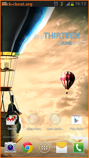 Hot Air Balloon 3d Wallpaper screenshot