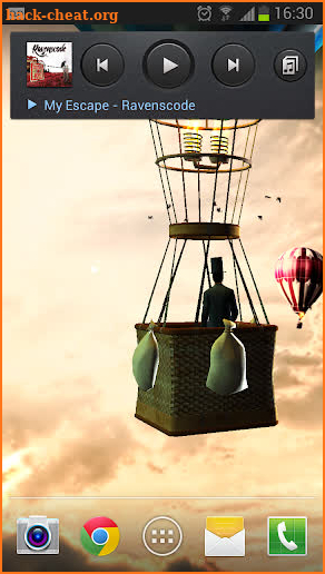 Hot Air Balloon 3d Wallpaper screenshot