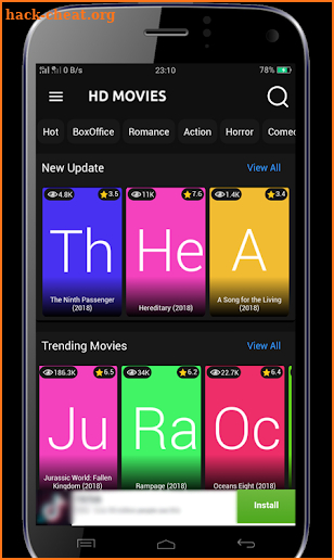 Hot Movies Hub - New Box Office 2018 screenshot