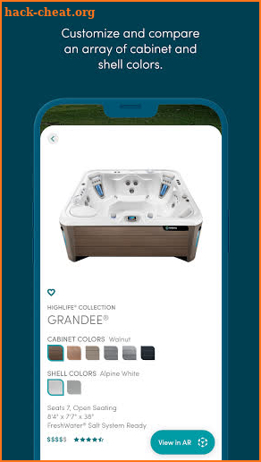 Hot Spring Spas Virtual View AR screenshot