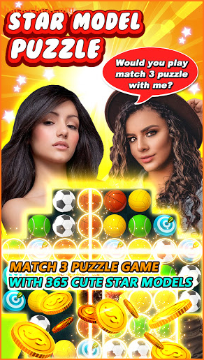 Hot Star Model Puzzle : Match 3 Puzzle Game screenshot