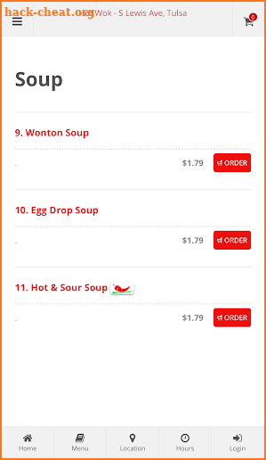 Hot Wok Tulsa Online Ordering screenshot