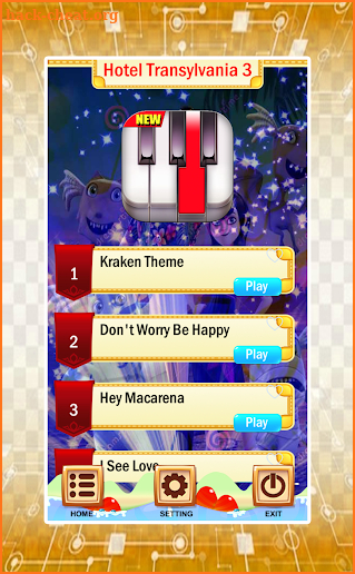 Hotel Transylvania 3 Piano Tiles screenshot