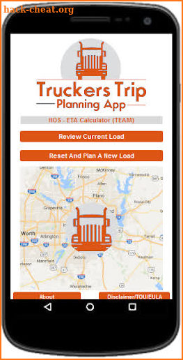 Hours Of Service - ETA Calculator (Team Truckers) screenshot