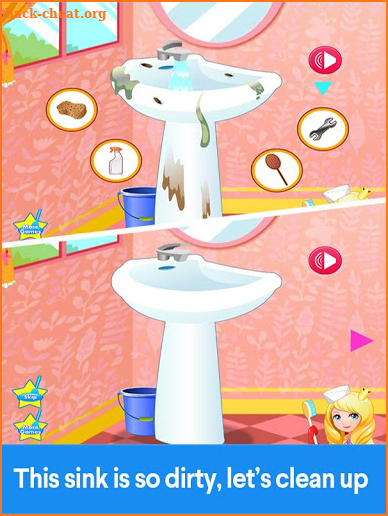 Housekeeper Bathroom Cleaning and Washing screenshot