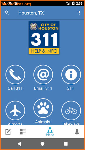 Houston 311 screenshot