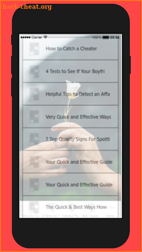 How To Catch A Cheater screenshot