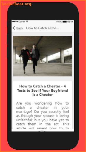 How To Catch A Cheater screenshot