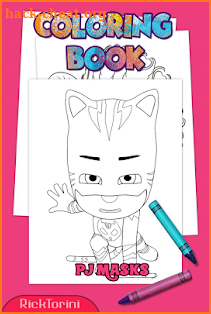 How To Color Pj Mask Coloring Book For Adult screenshot