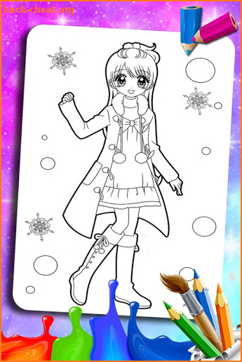 How to Color Pretty Cure - Coloring Book screenshot