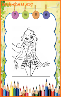 How to color winx club screenshot