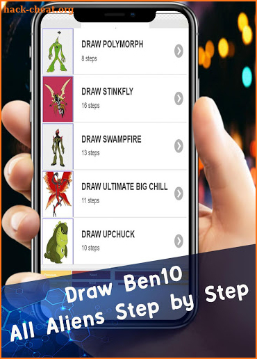 How to Draw Ben10 All Aliens Step by Step screenshot