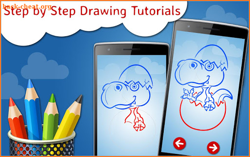 How to Draw Cartoon Dinosaurs Step by Step screenshot