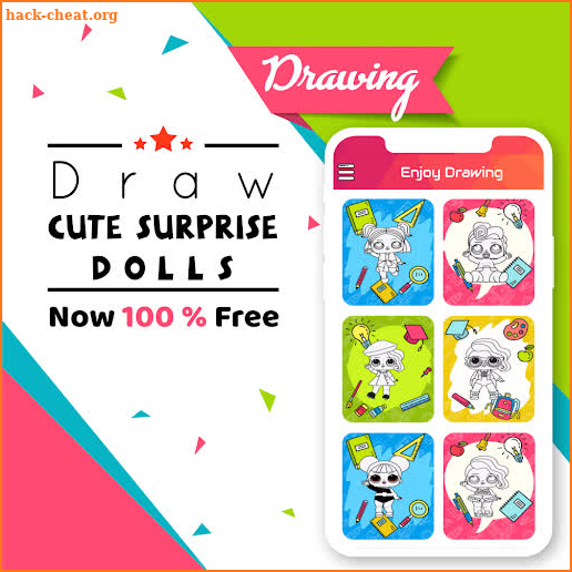 How To Draw Cute Surprise Dolls screenshot