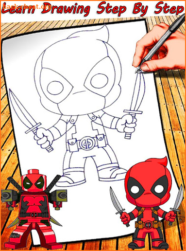 How To Draw DeadPool screenshot