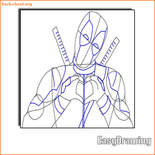 How To Draw Deadpool Easy screenshot