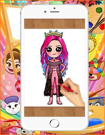 How To Draw Descendants Character screenshot