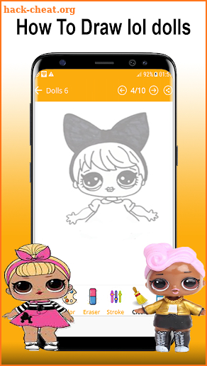 How To Draw  Dolls : Lol Surprise Openinng eggs screenshot