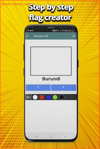 How to draw flags of Africa screenshot