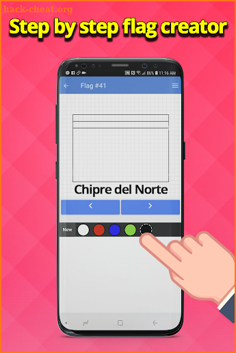 How to draw flags of Europe screenshot