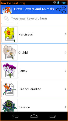 How to Draw Flowers and Animals screenshot