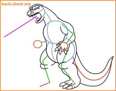 How To Draw Godzilla screenshot