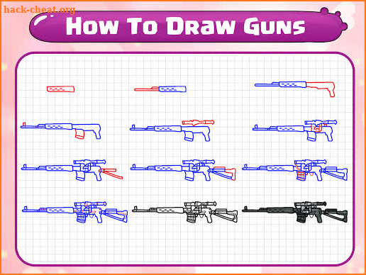 How To Draw Guns screenshot