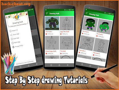 How To Draw Hulk - Step By Step Easy screenshot