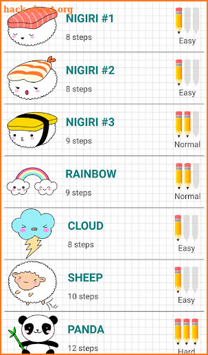 How to Draw Kawaii Drawings screenshot