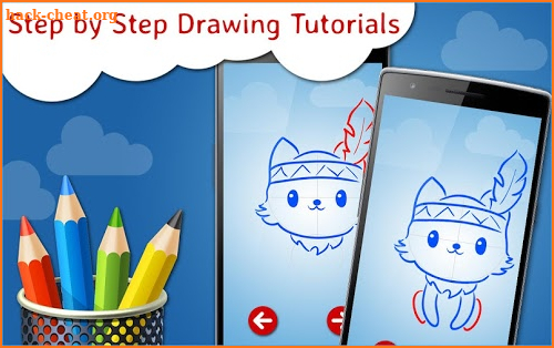 How to Draw Kawaii Step by Step Drawing App screenshot