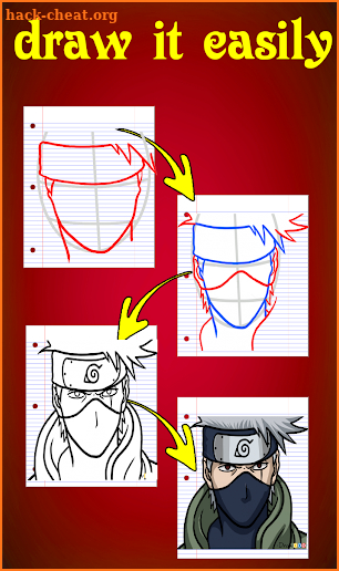 how to draw naruto step by step screenshot