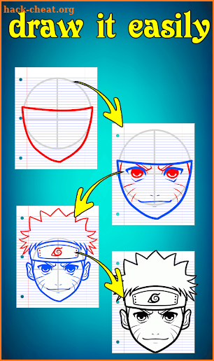 how to draw naruto step by step screenshot