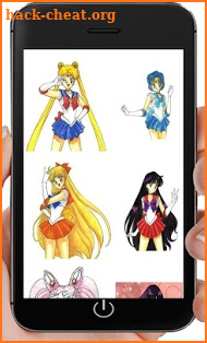 How to draw Sailor Moon screenshot