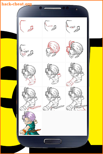 How to draw Super Saiyan DBZ screenshot