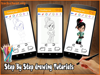 How to Draw Wreck It Ralph Vanellope screenshot