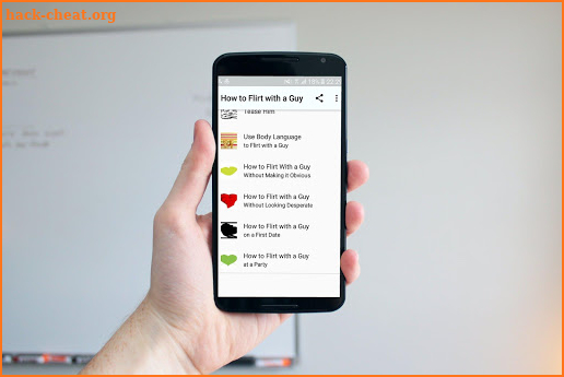 How to Flirt with a Guy screenshot