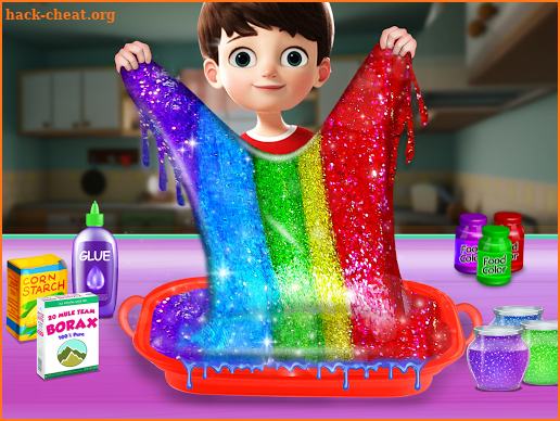 How To Make Glitter Slime Maker Kids screenshot