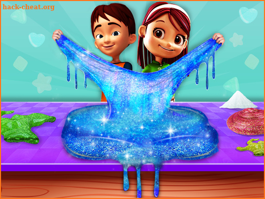 How To Make Glitter Slime Maker Kids screenshot