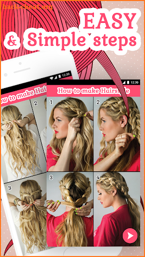 How to make hairstyle screenshot