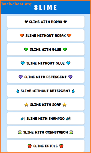 HOW TO MAKE HOMEMADE SLIME? screenshot