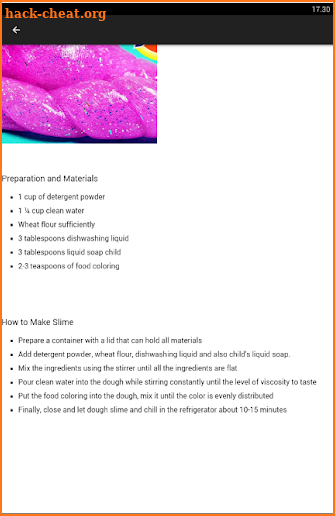 How to Make Slime No Glue No Borax screenshot